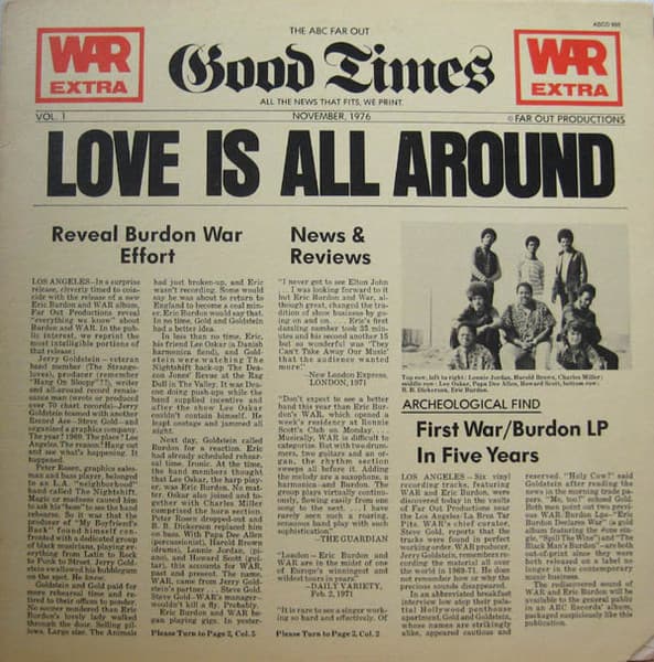 War Featuring Eric Burdon* - Image 1